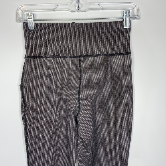 Lululemon Skinny Will Pant Pique Black White Size 4 - Picture 7 of 12